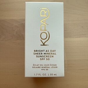 Kopari bright as day sheer mineral sunscreen